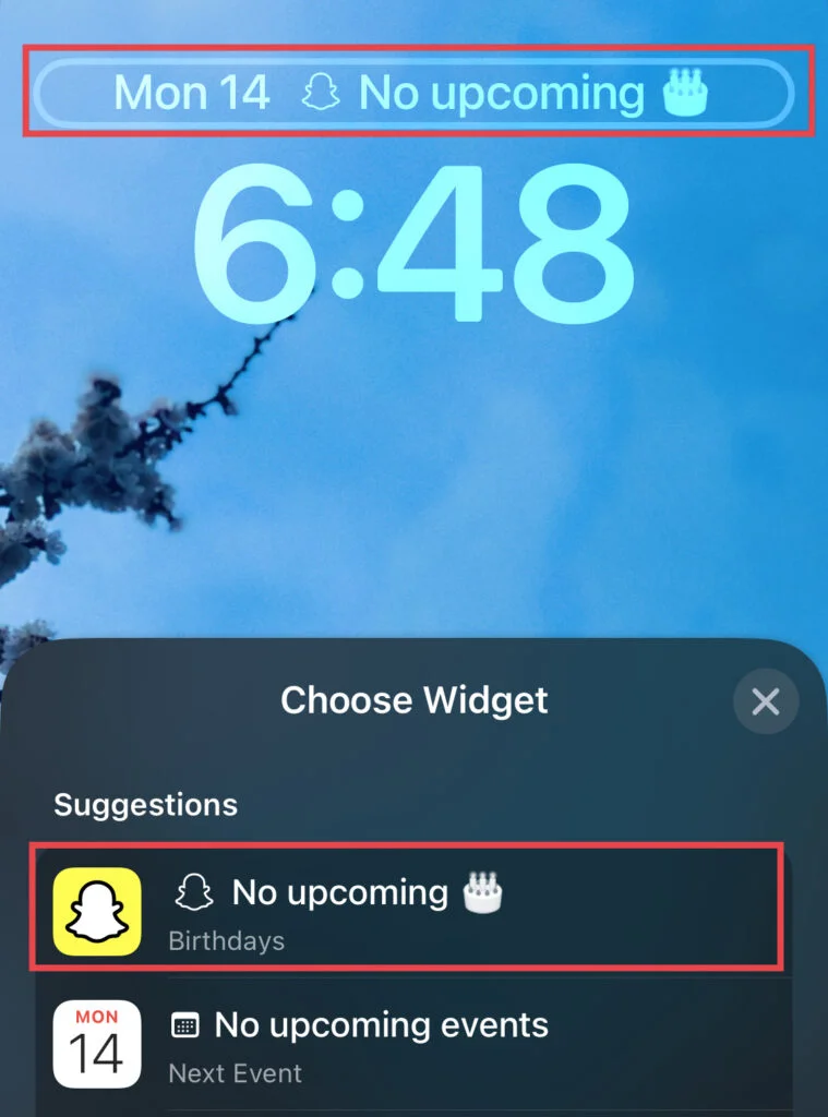 Next, tap on the "Date" column to add the upcoming birthday.