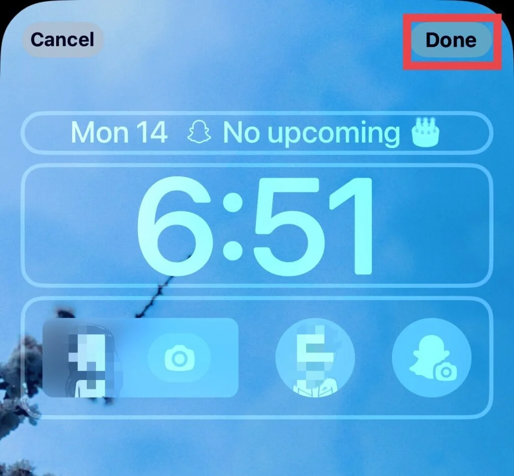 Tap on "Done" button.