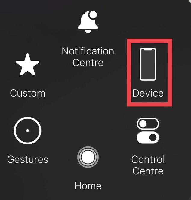 Then select "Device"