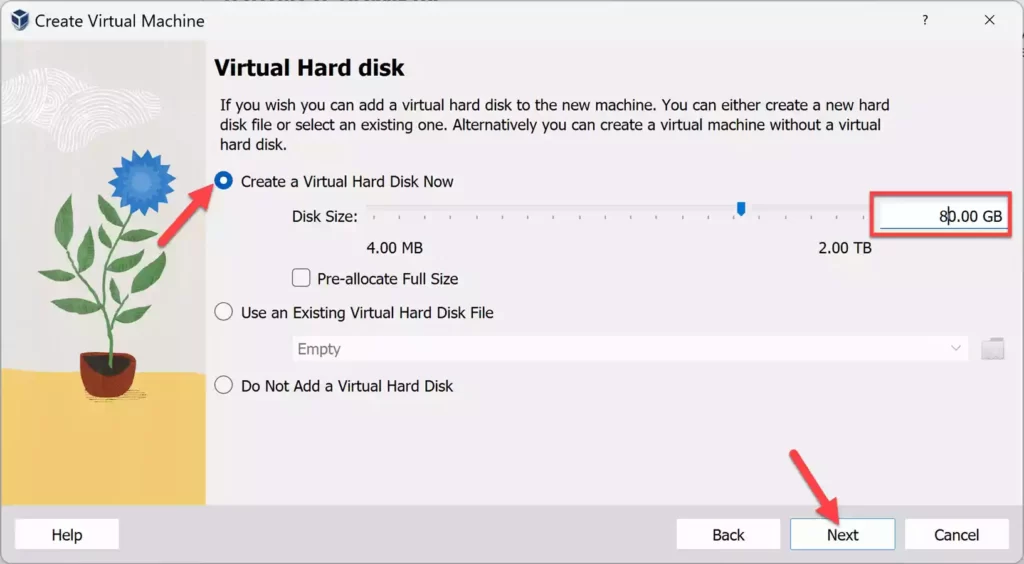 Create a Virtual Hard Disk
