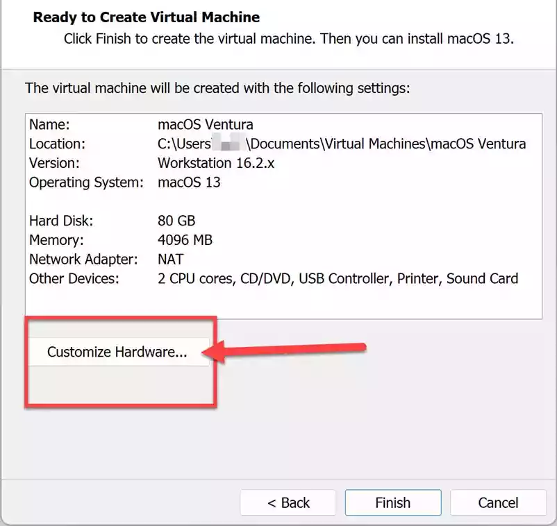 Customize hardware