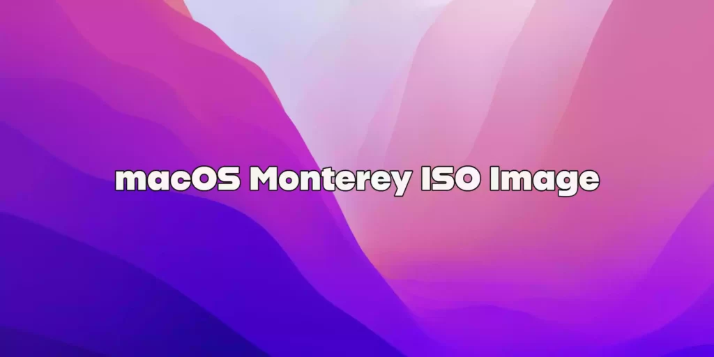 macOS Monterey ISO Image