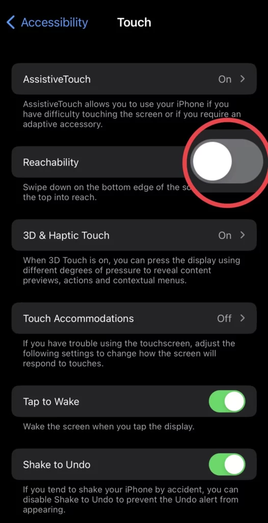 And finally turn off Reachability.