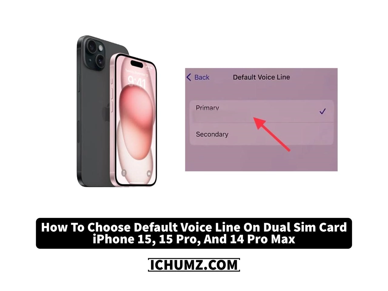 how-to-choose-default-voice-line-on-dual-sim-card-iphone-15-15-pro