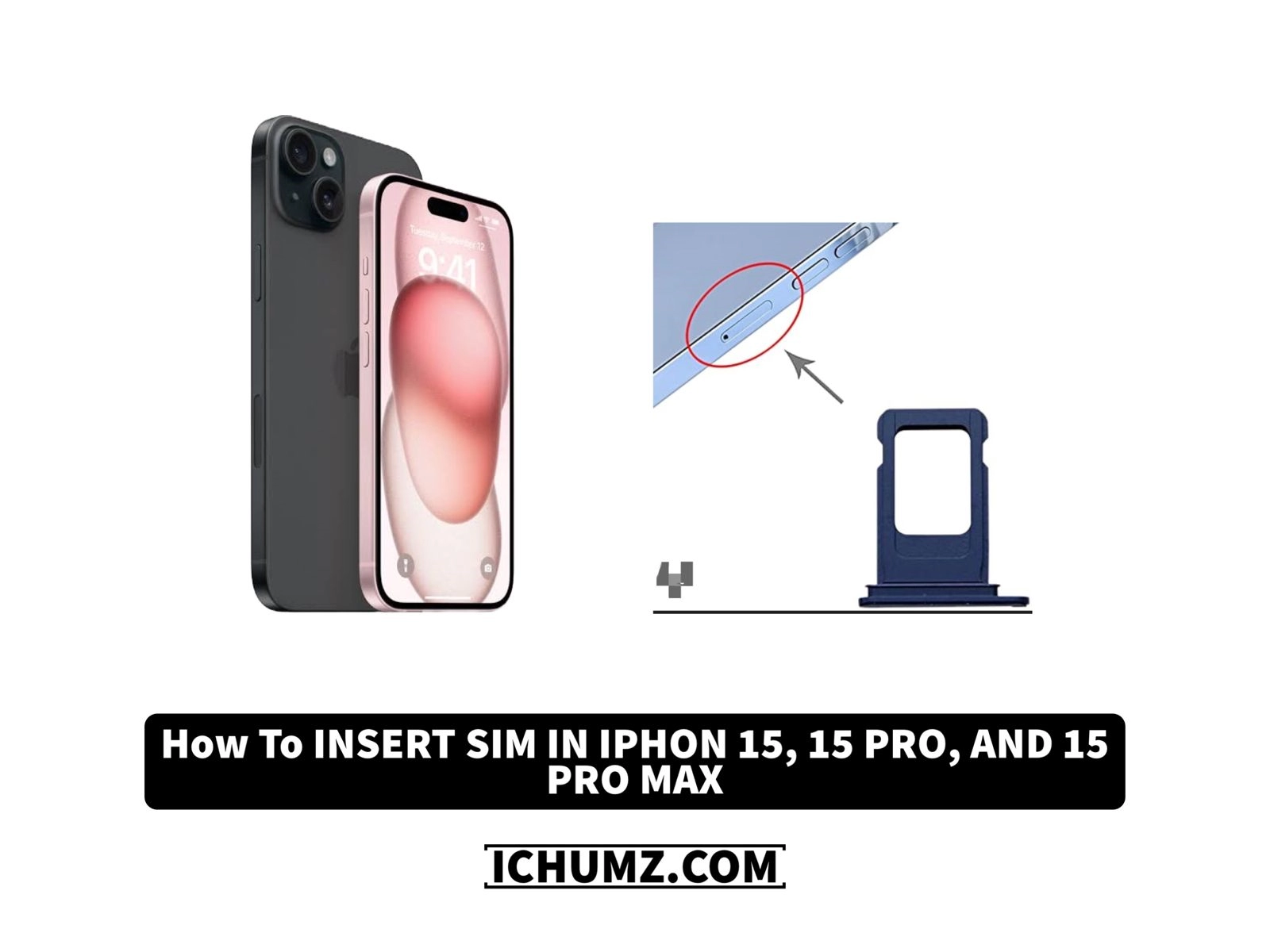 how to insert two sim cards in iphone 15