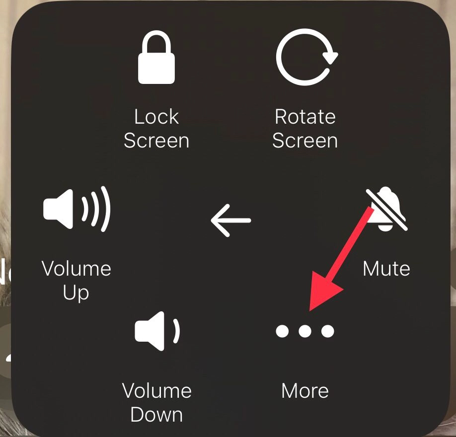 Tap on More.